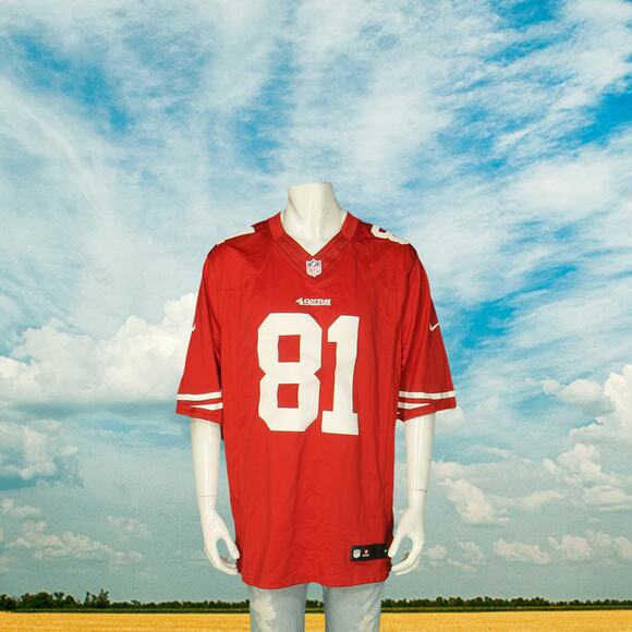 San Francisco 49ers Boldin Nike On Field NFL Football Authentic Sewn Jersey XL - Picture 1 of 8